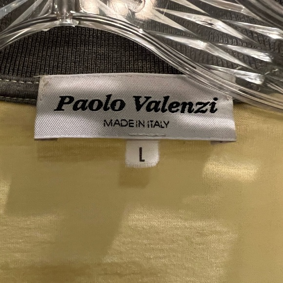 Men Polo Made in Italy Yellow Lg - Picture 3 of 4